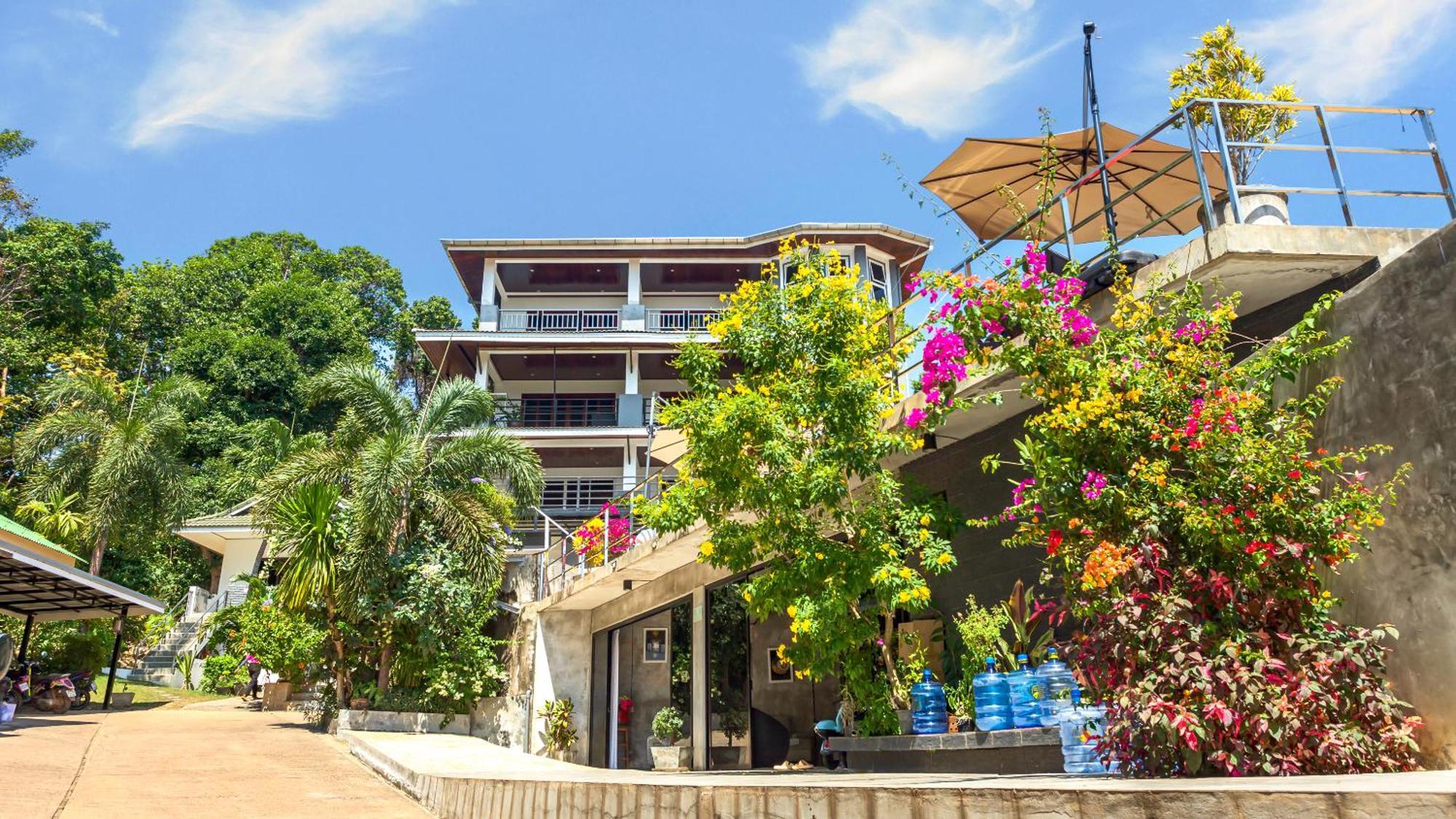 Ko Lanta ホワイト フラワー ランタアパートホテル エクステリア 写真
